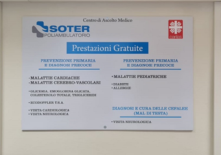 Poliambulatorio Soter Agape - Caritas in Via Emilia Tortona